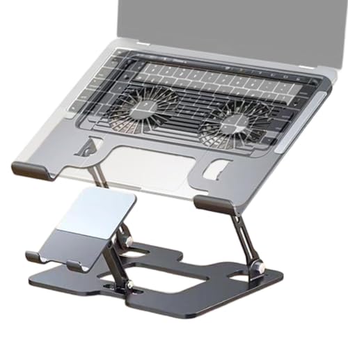 Support de PC Portable pour Bureau Support Téléphone Réglable Support Ventilé