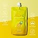 EVERYDAZE Sweet Jelly C Konjac Jelly | Vegan, Gluten Free, Sugar Free, Low Calorie | Healthy Drinkable Fruit Snack | 10 Pack Box Food Drink Pouch (Pineapple)