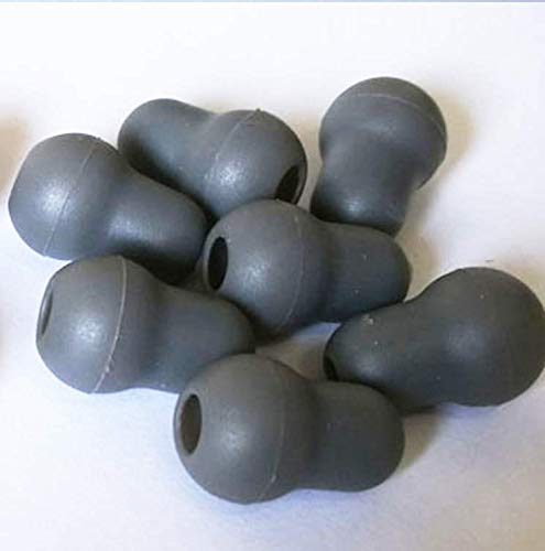 Cafurty 10PCS Super Soft Earplug Eartips Earpieces for Most Stethoscope (Gray)