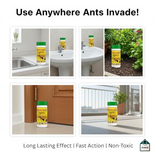 Image of Ecoclean All Ants Repelling Powder - 150g (2, 300 g (Pack of 2)) | Fast Acting, Wall Sticking, Long Lasting Powerful Effect for Home & Garden