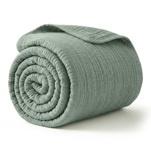Manta de Muselina Comfy Cubs 50x70” Fern - Manta Grande miniatura 1