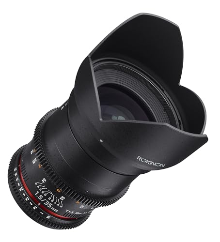 Image of Rokinon Cine DS DS35M-NEX 35mm T1.5 AS IF UMC Full Frame Cine Wide Angle Lens for Sony E Black