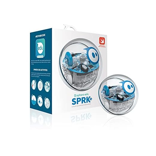 Sphero- SPRK+ Esfera robótica y Robot controlado por una aplicación Aprendizaje y programación en Stem para niños Matriz de LED programable, conexión Mediante Bluetooth, Color transparente (K001RW1)