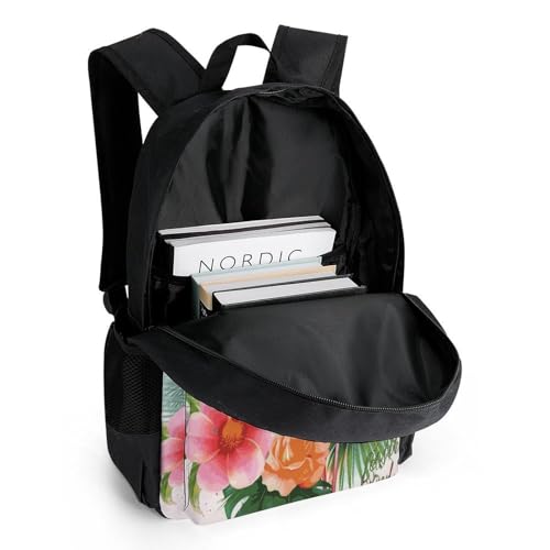 Mochila Tropical Flamingo ligera para hombre y mujer miniatura 5