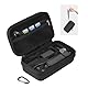 BRDRC Osmo Pocket 3 Tasche, Tragbarer Aufbewahrungs Koffer, Carrying Case kompakte Reiseschutz Tasche für DJI Osmo Pocket 3 Creator Combo Zubehör (Schwarz)