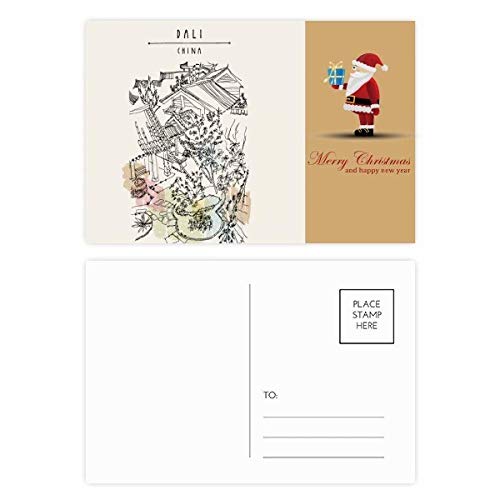 Cartes postales Père Noël Dali Park : cadeau idéal pour les fêtes