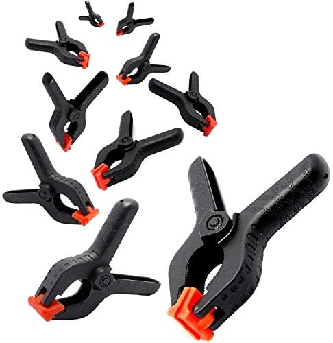 EACHPOLE 10 Pack of Multipurpose 3.5" Heavy Duty Nylon Spring Clamps for Home Improvement, Arts & Crafts, APL2126