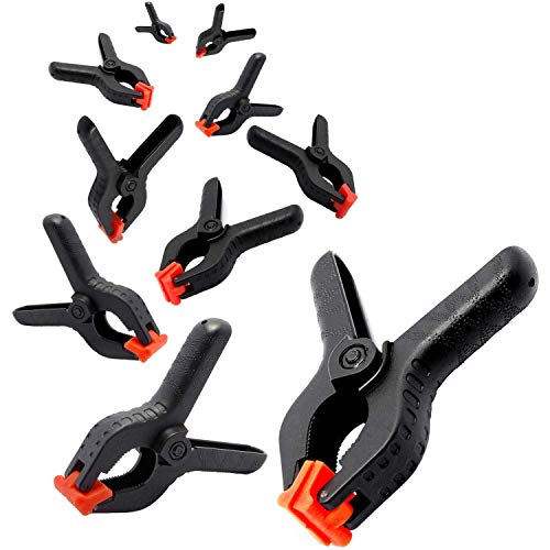 Eachpole 10 Pack Of Multipurpose 3.5" Heavy Duty Nylon Spring Clamps For Home Improvement, Arts & Crafts, Apl2126 #TOP16