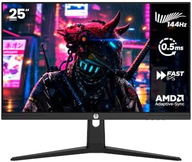 Haiz Monitor Gamer 25'' 144hz 0.5ms 1920x1080 Adaptative Sync FHD...