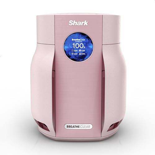 Shark BreatheClear Compact Pro Smart Air Purifier, HP062PK, Blush - image 1