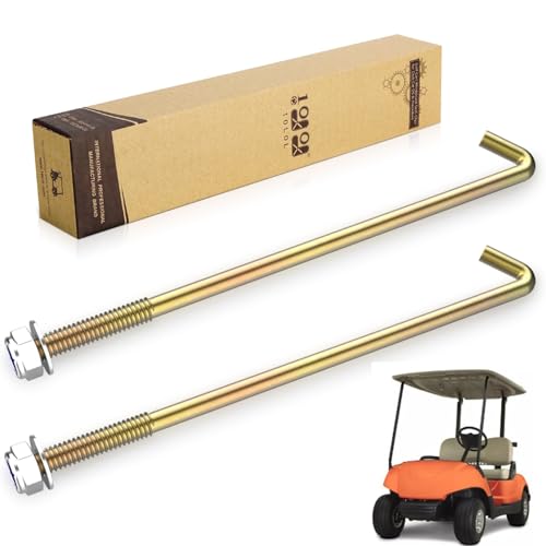 Golf Cart Battery Hold Down Rods Kit for Yamaha Gas G14 G16 G20 G22 G23 G27 G28 G22 Electric and Club Car DS Electric 1976-2006, 102845203 JN3-H2133-00 JN2-H2133-00