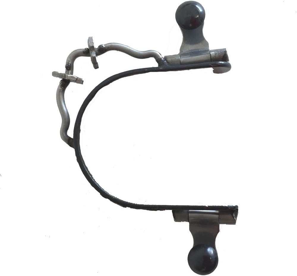 AJ Tack Ladies Antique Brown Flower Engraved Bumper Spurs with Rowels