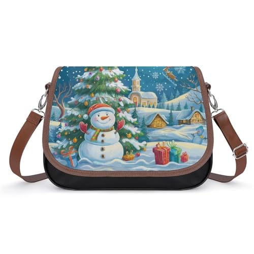 Sac messager imperméable protégez vos affaires sous la neige de Noël