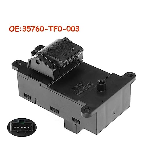 Bouton de commande de lève-vitre robuste pour Honda 35760-TF0-003 - 2