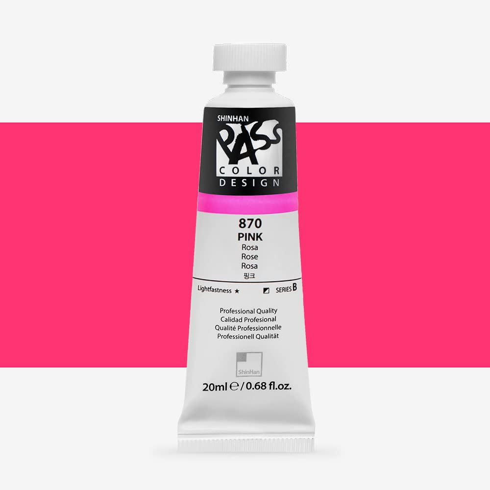 Shinhan Pink : Pass : Watercolour And Gouache Hybrid Paint : 20Ml : Shell