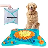 30" Snuffle Mat For Dogs, Dog Sniff Mat for Mental Stimulation and Enrichment, Slow Feeder Interactive Dog Toys to Encourage Natural Foraging, Adjustable Snuffle Mat for Dogs Large Breed