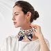 GERINLY Leopard Hair Scarf Silk Head Bandana for Women Lightweight 27