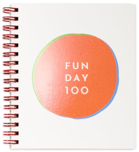 いろは出版 日記帳 FUN DAY100 1年 一言日記 日付なし 1日1ページ 【ORANGE】GFUN-02