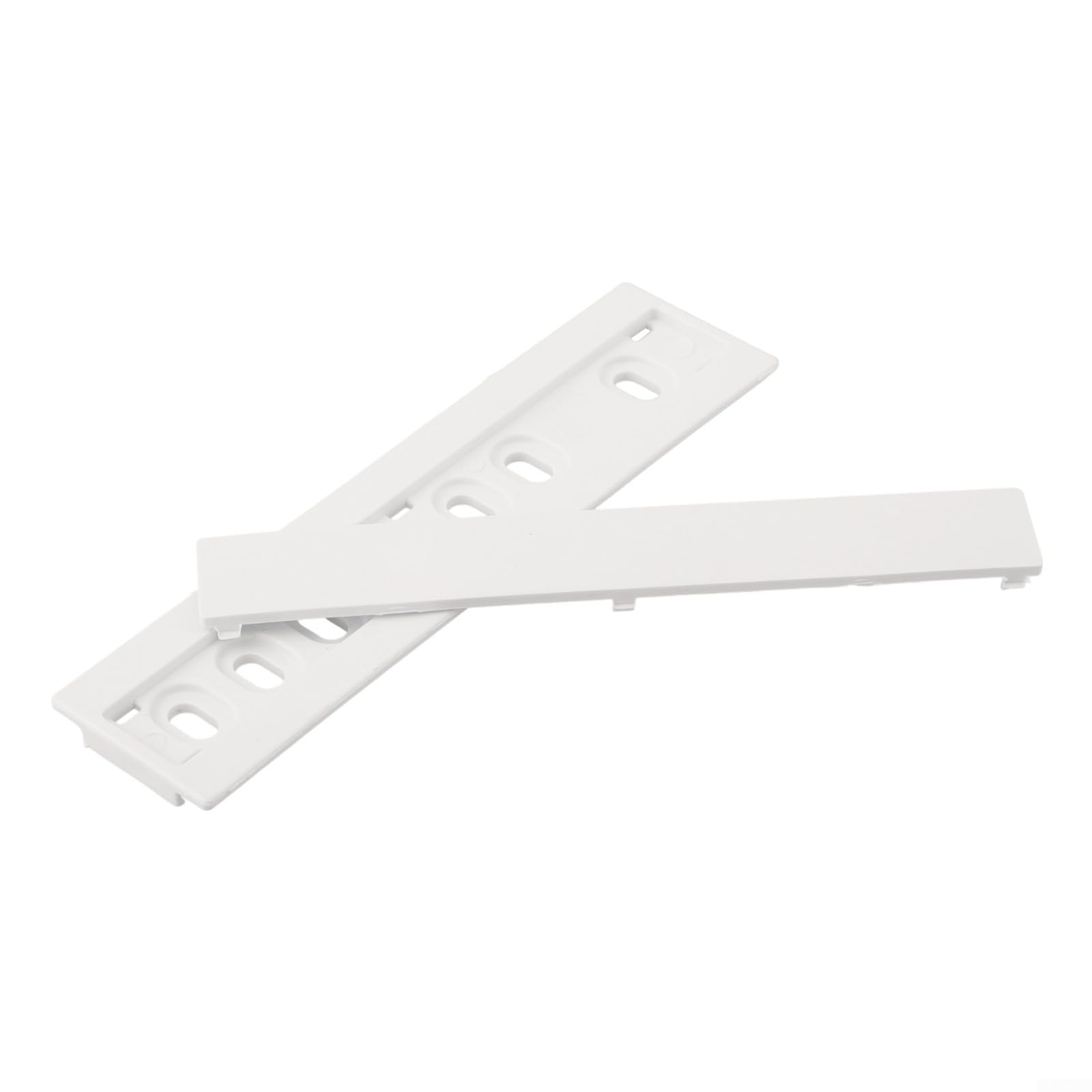 Guide scorrevoli per frigorifero da incasso, scorrevoli e silenziosi, struttura in plastica robusta e metallo, compatibili con vari frigoriferi, bianco, 15 x 10 x 5 cm