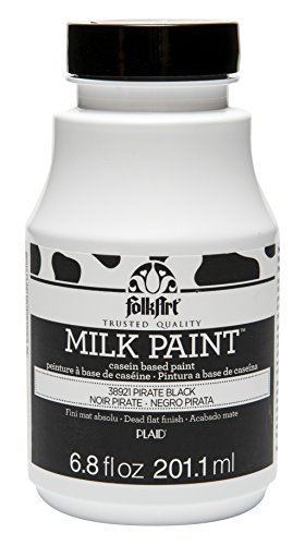 FolkArt Milk Paint in Assorted Colors (6.8 oz), 38921 Pirate Black
