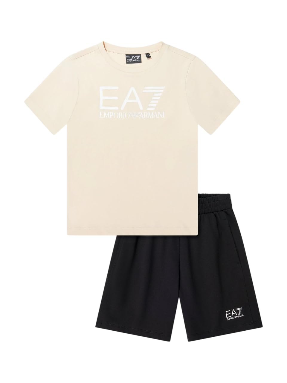 EA7 Emporio Armani zestaw dziecięcy z dżerseju Visibility Boy 7B000302AF10375 8033921005115-12A