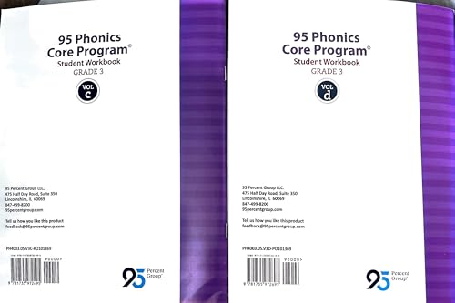 95 Phonics Core Program , Student Workbook, Gra... 173597269X Book Cover