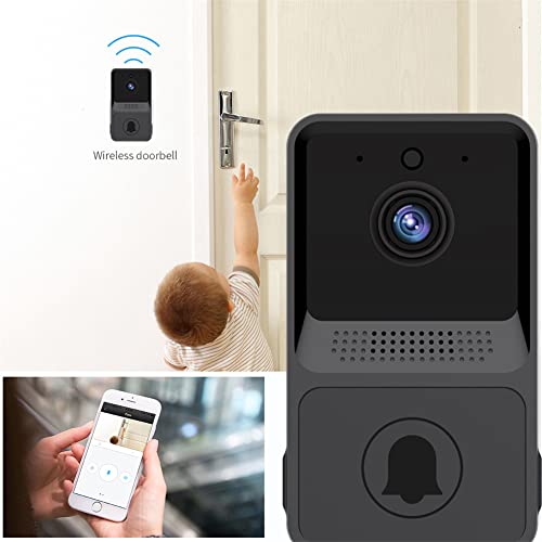Yanshe Wireless Video Doorbell Camera with Chime, WiFi Video Doorbell Smart Security Door Bell, Rechargeable Doorbell with 2-Way Audio, Real-time Alerts, Night Vision - Image 3