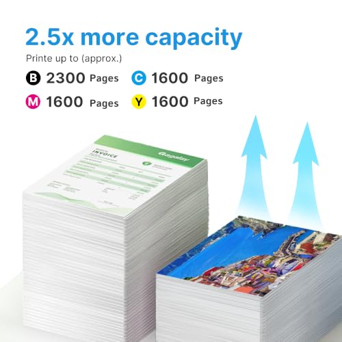 Image of 950XL 951XL Ink Cartridges for HP 950 951 Ink Cartridges Combo Pack C2P01FN | 950XL and 951XL Ink Cartridges Combo Pack Use for HP OfficeJet Pro 8600 8610 8615 8620 8100 8630 8660 8640 276DW 251DW 4-Pack
