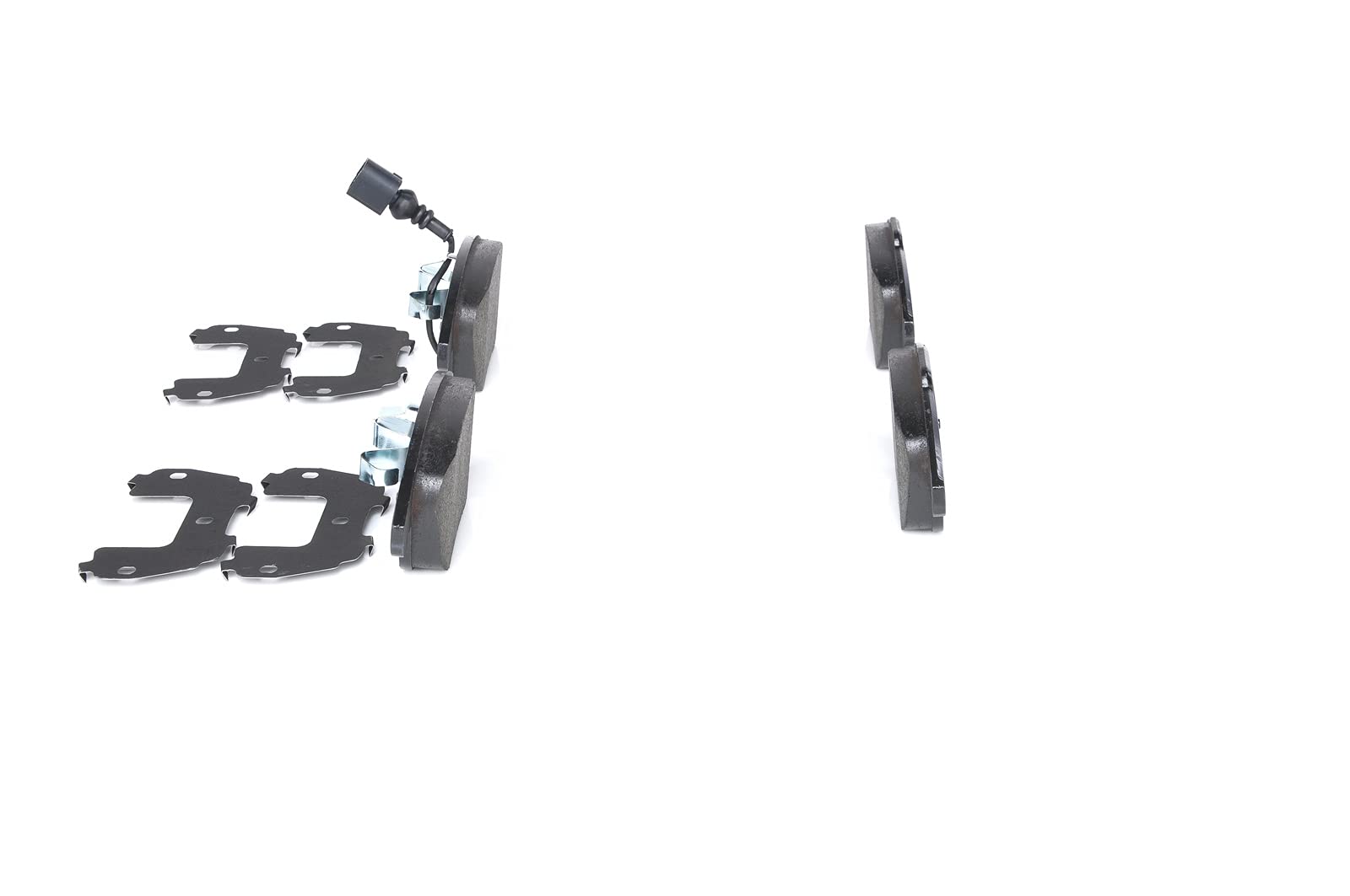 Bosch BP1280 - Pastiglie Freni Auto, Asse Anteriore - Qualità Bosch - Riduzione del Rumore e della Polvere - Certificazione ECE-R90 - Senza Rame - 1 Confezione da 4 Pastiglie