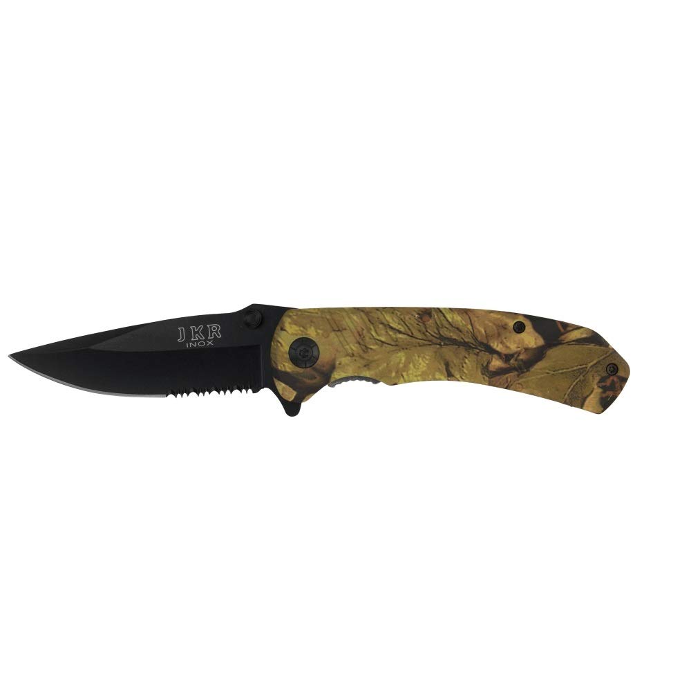 joker - JKR0430 Coltello Pieghevole | Coltellino Tascabile di Sopravvivenza all'Aria Aperta | Coltello Soccorso Portabile Caccia Campeggio edc 200mm | PTM-it.