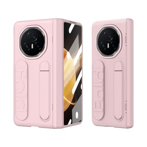 Coque Honor Magic V3 rose protection intégrale avec béquille réglable