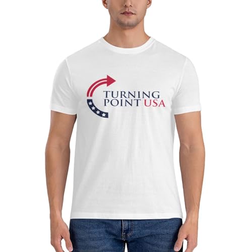Turning Point USA Tpusa T-Shirt Men's Short Sleeve Crew Neck Cotton Shirt3