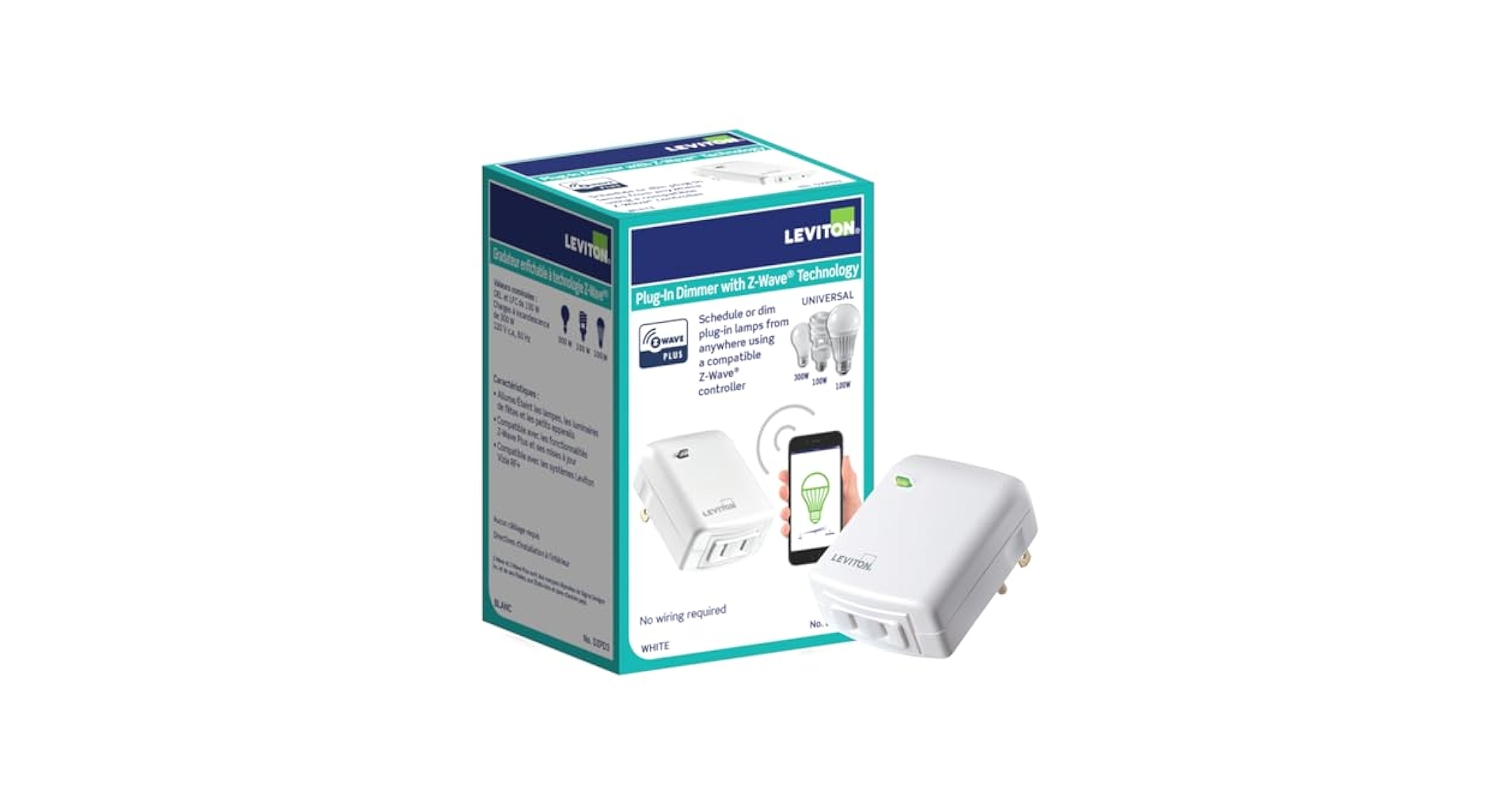 Leviton Decora Smart Plug-in Dimmer with Z-Wave Technology