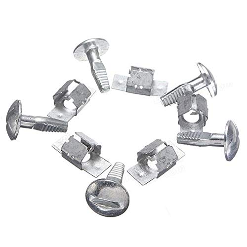 5 Paires de Clips de Alliage d'Aluminium de Fixation pour Dessous de Bac de Moteur,Rechangement Vis Pour Peugeot Citroen 206 207406 407 806 807