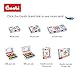 Goobi 180 Piece Magnetic Building Sticks Blocks Tiles Toy Magnet 3D Construction Set STEM Educational Toys for 3 4 5 6 7 8 Year Old Kids Boys Girls Adults with Storage Box and Instruction Guide