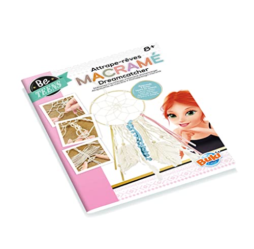 Buki France Macrame Dream Catcher Making Gift Set. Macrame Dreamcatcher Wall Decoration Kit. Homemade Dream Catcher with Accessories & Instructions. Arts & Crafts for Kids. Suitable for Boys Girls 8+ - Image 4
