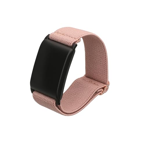 kwmobile Armband kompatibel mit Whoop 5.0 / Whoop 4.0/3.0 - Nylon Fitnesstracker Sportarmband Band in Altrosa - Innenma&szlig;e von 14-22 cm