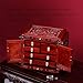 Antique Jewelry Storage Box, Retro African Red Sandalwood, 7-Layer Creative Jewelry Organizer, Wedding Gift, Fashionable Home Decoration