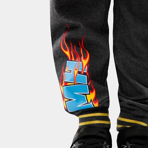 Hot Wheels Sweatshirt and Pants Set | Boys 2 Piece Outfit Set | Race Car Tracksuit For Kids | Ages 3 To 13 Years | 54