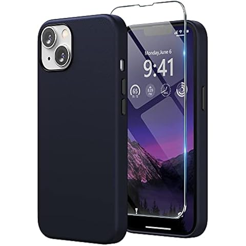 SURPHY Funda Cuero Sintético Compatible con iPhone 14 Plus Cover