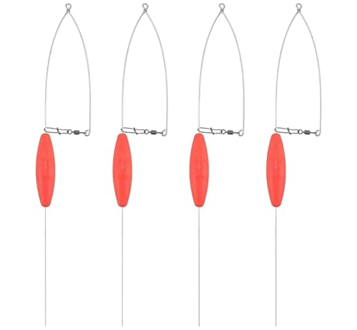 Cuoyuqie 4 pcs Fishing Sinker Bottom Bouncer for Trolling Drifting Fishing Live Bait Spinner Rigs Crankbaits Crawler Harness Walleye Rig (1oz 28g 4pcs)