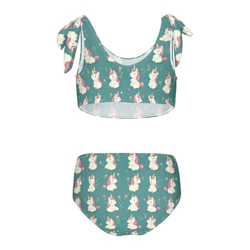 KLL Girls Bathing Suits Cute 2 Piecing Teen Bathing Suits with Adjustable Strap2