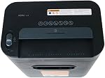 Royal Machines 100X 10-Sheet Full-Size Cross-Cut Shredder with Console, Black