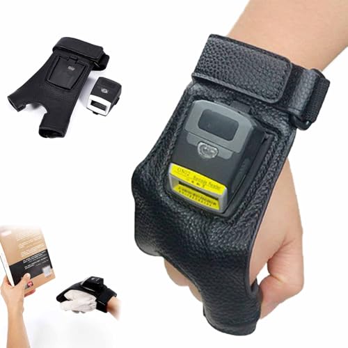 Gants pour mini-scanner de codes-barres 1D/2D étanches noir industriel