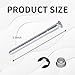 UZZH 16 PCS Car Door Hinge Pin Kit for 1988-2002 Chevy GMC C1500 C2500 K1500 K2500 K3500, Door Hinge Roll Pins and Bushing Repair Kits (4 pins 2 Door) with E-Ring Clamp