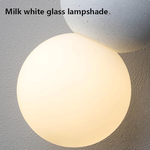 Lustre LED minimaliste avec diffuseur en verre pour un éclairage doux de salon - 7
