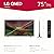 LG QNED80 Series 75-Inch Class QNED Mini LED Smart TV 4K Processor Smart Flat Screen TV for Gaming with Magic Remote AI-Powered 75QNED80URA, 2023 with Alexa Built-in