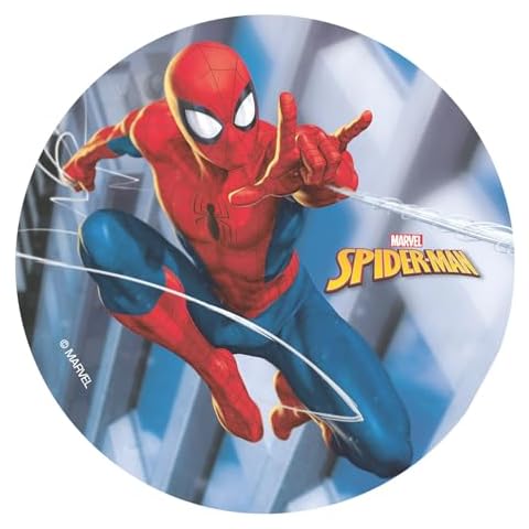 Dekora Spiderman Edible Cake Topper Decoration Cover