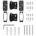 deleyCON Set 2X Altavoces Universales Soporte de Pared 10 Kg Giratorio Inclinable...