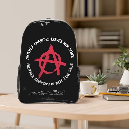 Mother Anarchy Loves Her Sons Clear Backpack - Lightweight Transparent Backpack For Security, Sports & Travel3